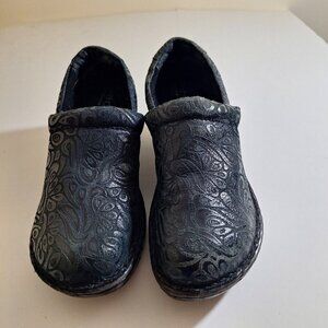 BOC Black Paisley Clogs US10/EU 42